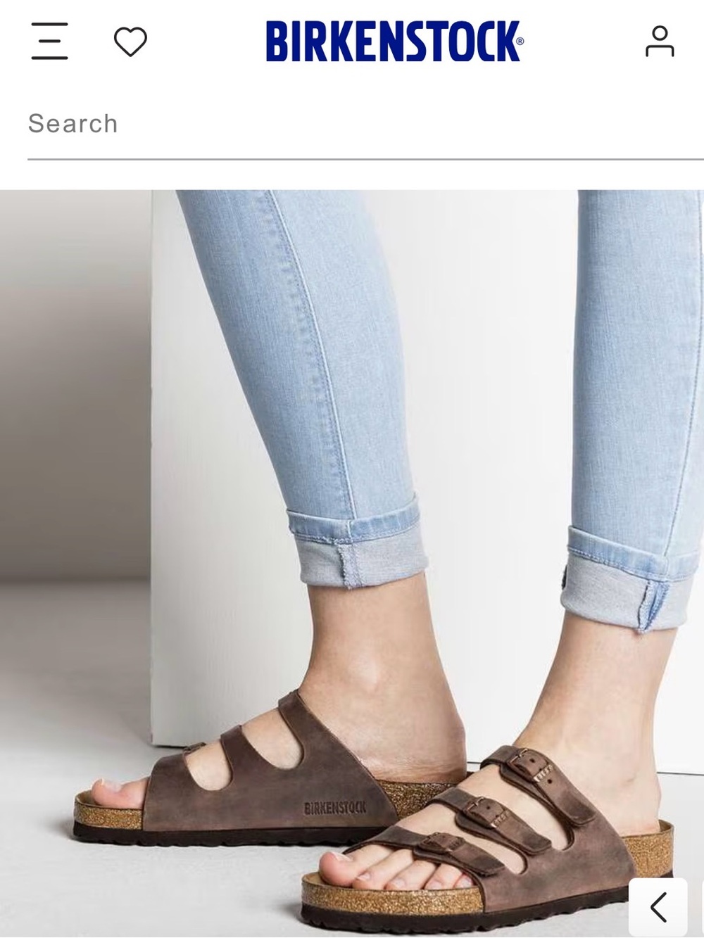 Birkenstock UNISEX SIZE 42 Brown Triple-Buckle Suede Sandals